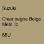 Preview: Suzuki, Champagne Beige Metallic, 68U.